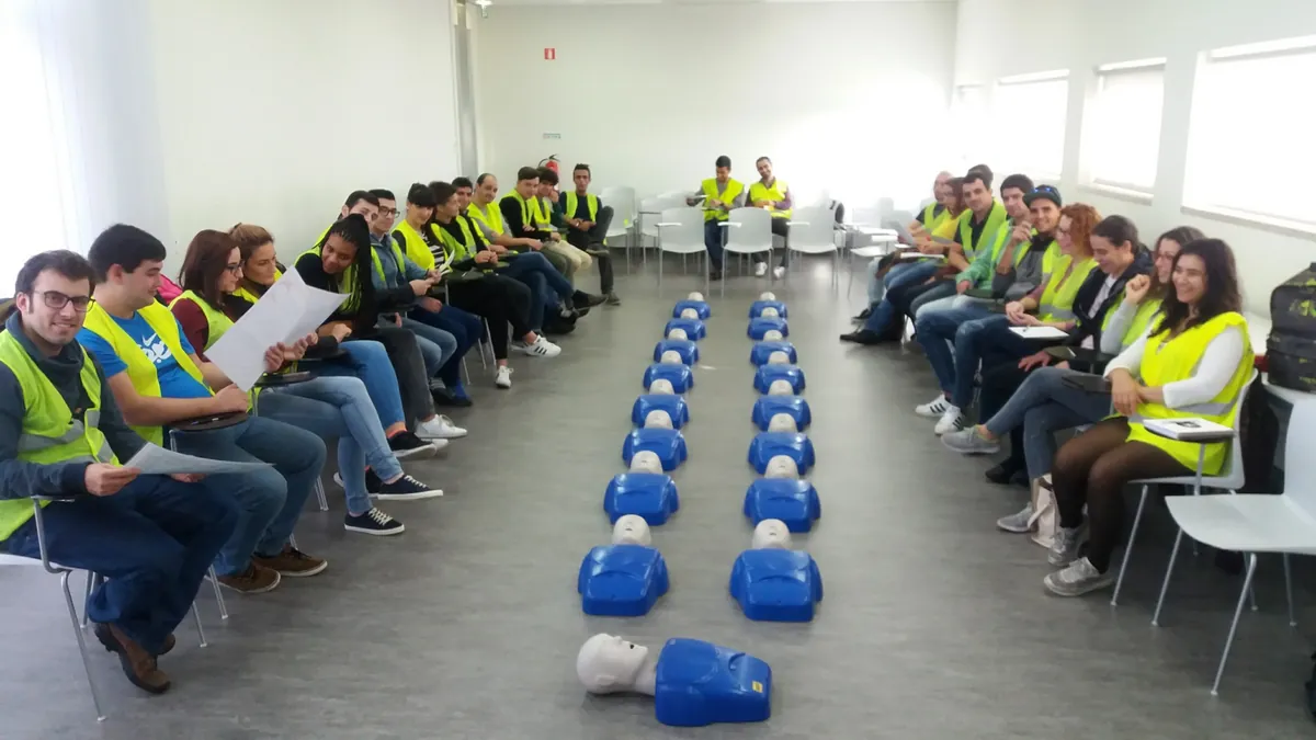 Formación in-company: RCP, incendios y evacuación